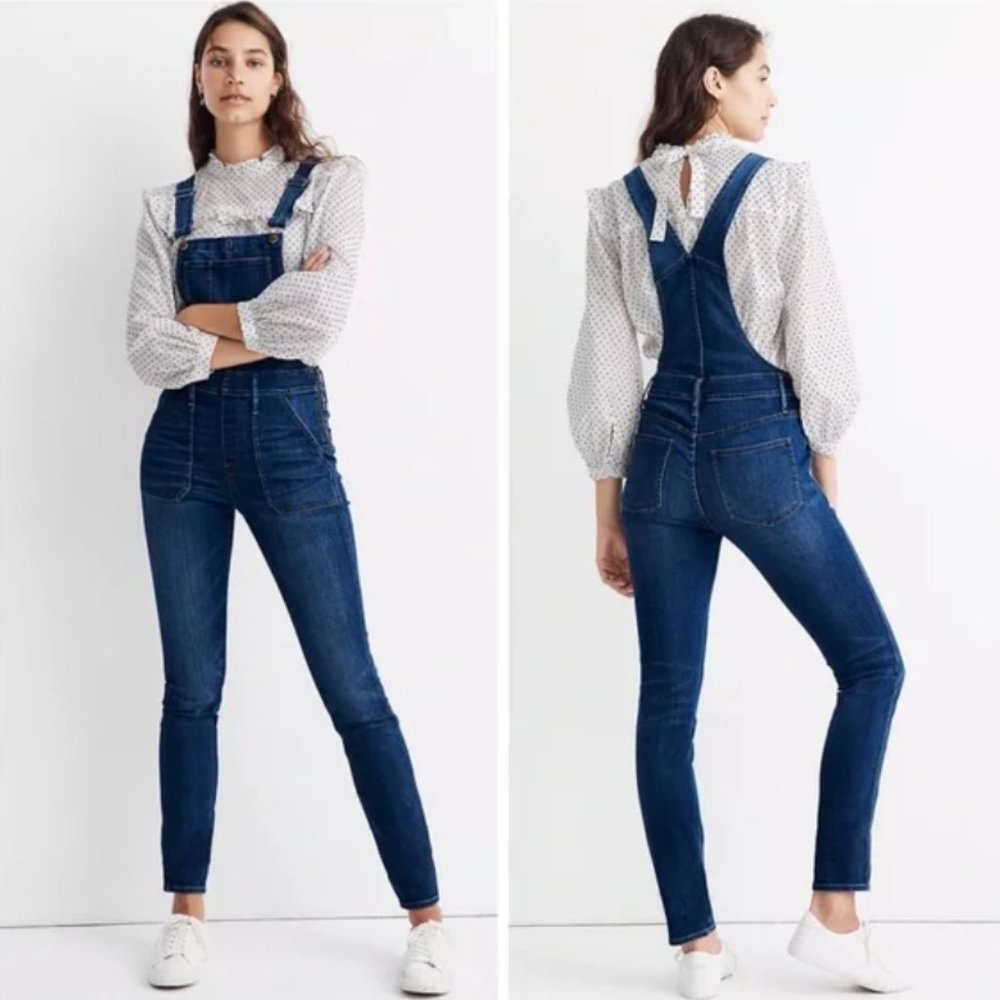 Madewell Skinny Overalls in Groveland Wash New with Tags - Tall